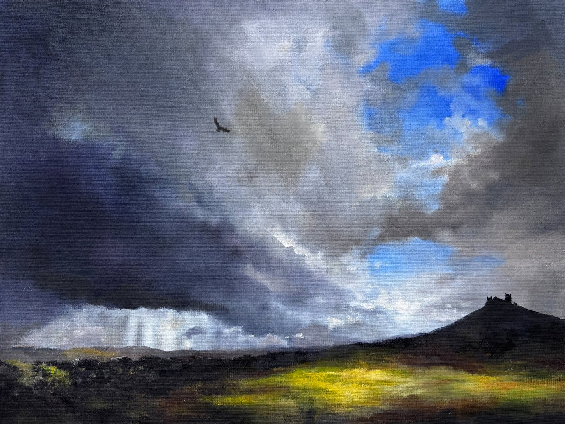 'Rise above' original oil painting.